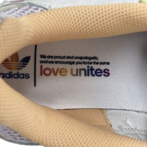 Adidas 11.5 Temper Run Pride Athletic Sneakers EUC Love Unites Shoes Mens